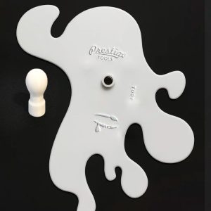 Airbrush Curve Tool T001 Bundle – Precision Stencil + Handle for Sharp Lines & Smooth Curves