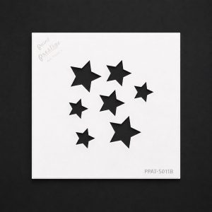 Star Sky Stencil – Multi Size Pattern Set 20×20 cm