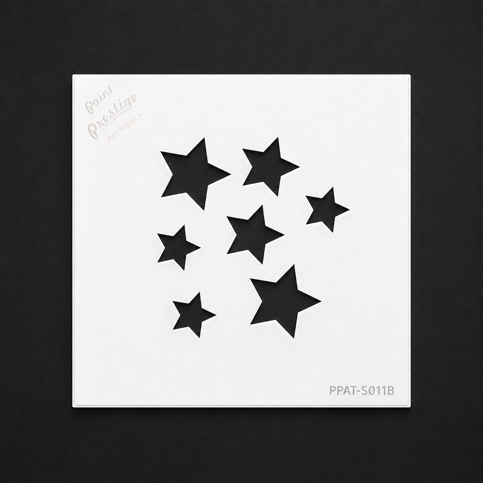 Star Sky Stencil – Multi Size Pattern Set 20×20 cm