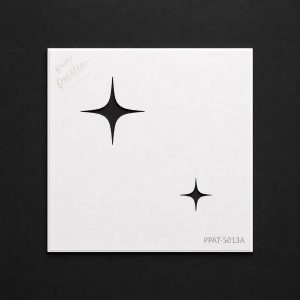 Ultra Sparkle Star Stencil – Multi Size Radiant Effect 16×15.5 cm