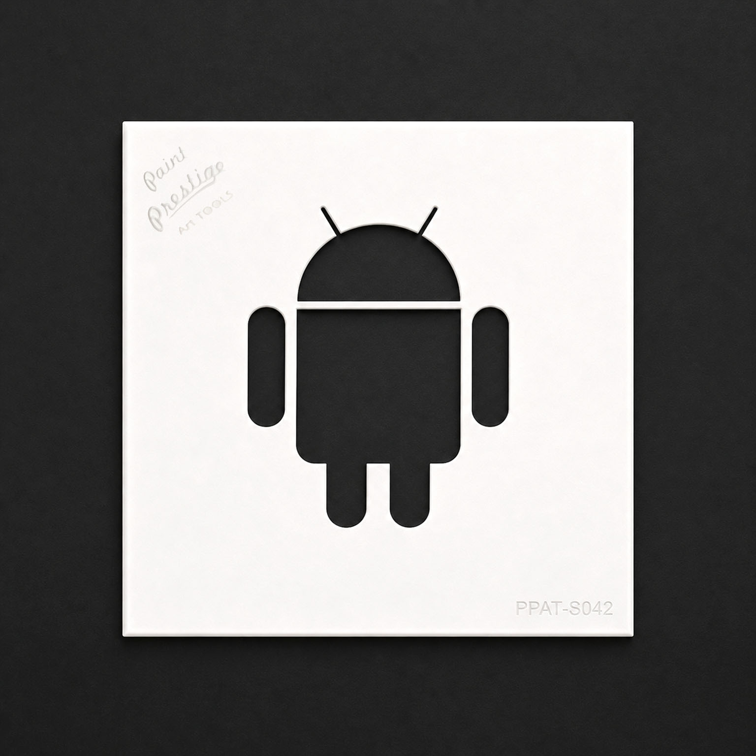 Android Robot Stencil – Icon Design 20×20 cm